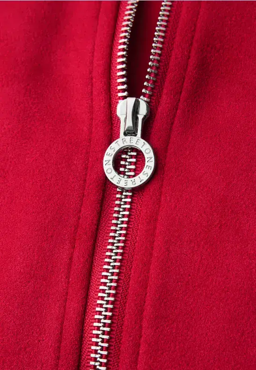 Chaqueta corta con cremallera Street One Red