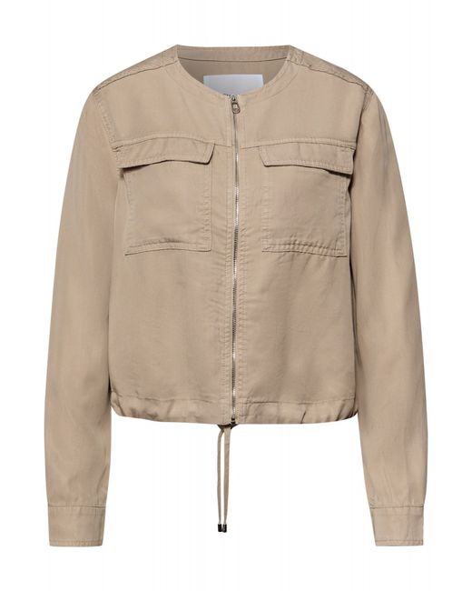 Chaqueta corta con cremallera Street One Safari