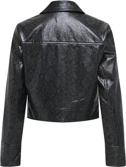 Chaqueta corta con estampado piel de serpiente Only Pineneedle