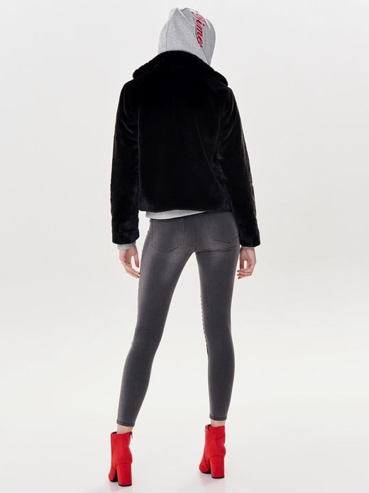 Chaqueta corta pelo Only Black