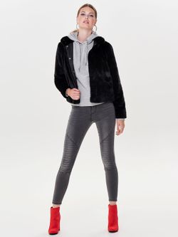 Chaqueta corta pelo Only Black