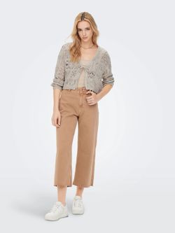 Chaqueta corta de punto calado Only Pumice Stone