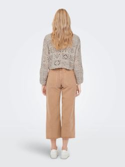 Chaqueta corta de punto calado Only Pumice Stone