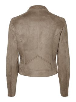 Chaqueta corta de terciopelo con cremallera Vero Moda Bungee Cord