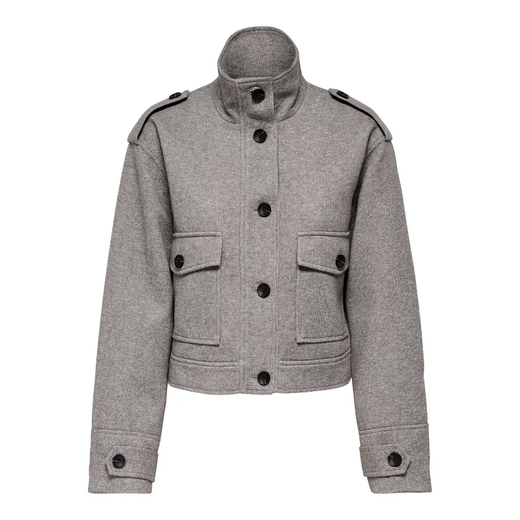 Chaqueta corta jaspeada con bolsillos Only Plum Kitten