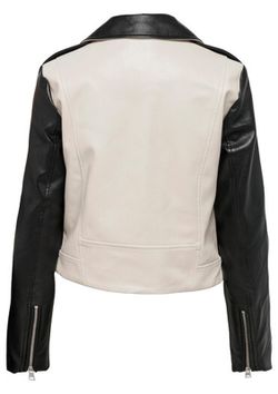 Chaqueta corta polipiel combinada Only Pumice Stone