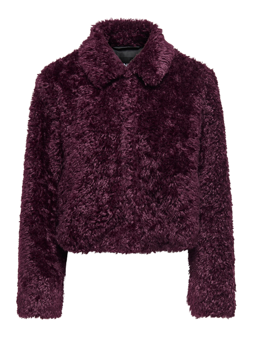 Chaqueta corta teddy Only Mauve