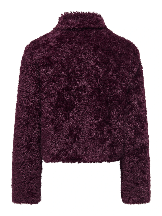 Chaqueta corta teddy Only Mauve