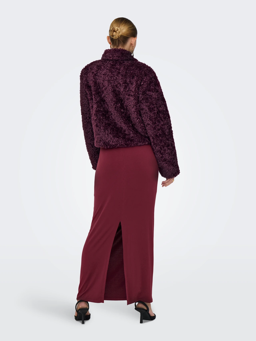 Chaqueta corta teddy Only Mauve