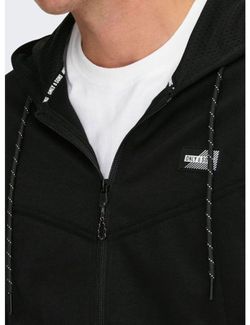 Chaqueta de chándal con cremallera y capucha Only & Sons Black