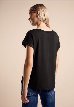 Chaqueta de punto con capucha y cremallera Street One Night Sky