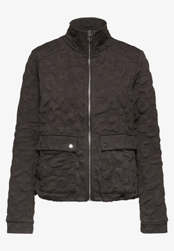 Chaqueta de punto con cremallera Street One Brown