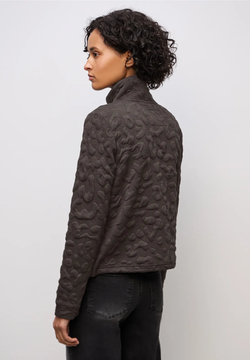 Chaqueta de punto con cremallera Street One Brown