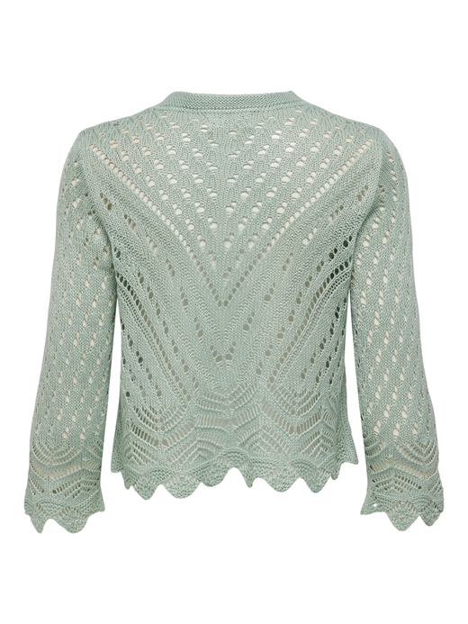 Chaqueta de punto corta calada Jdy Jadeite