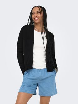 Chaqueta de punto drapeada Only Black