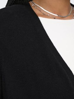 Chaqueta de punto drapeada Only Black