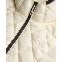 Chaqueta híbrida con capucha Superdry Off White