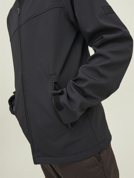 Chaqueta lisa con capucha Jack & Jones Black