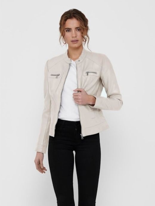 Chaqueta polipiel con cremallera Only Moonstruck