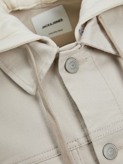 Chaqueta tejana combinada con capucha Jack & Jones Moonbean