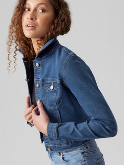 Chaqueta tejana elástica Vero Moda Medium Blue