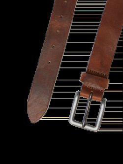 Cinturón básico de piel con hebilla metálica Jack & Jones Mocha Bisque