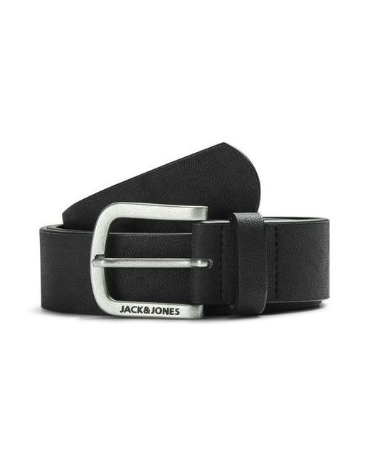 Cinturón básico PU letras Jack & Jones Black
