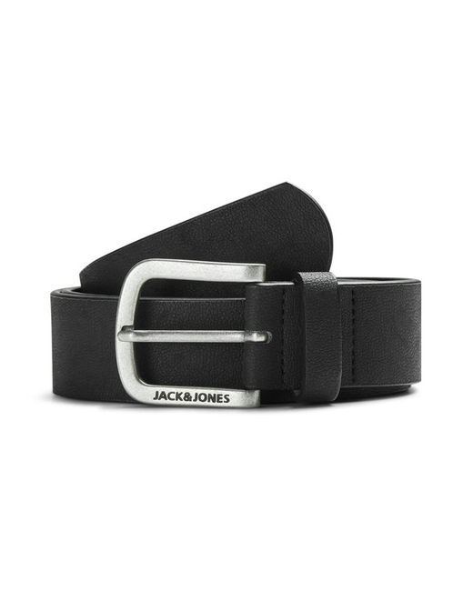 Cinturón básico PU letras Jack & Jones Black
