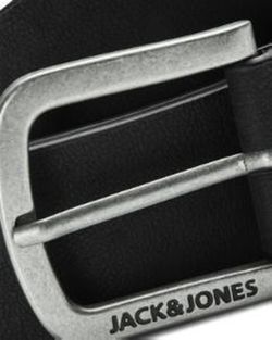 Cinturón básico PU letras Jack & Jones Black