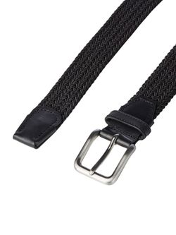 Cinturón básico trenzado elástico Jack & Jones Black
