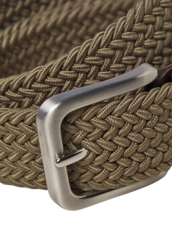 Cinturón básico trenzado elástico Jack & Jones Tan