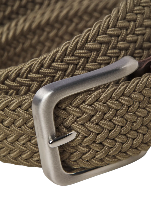 Cinturón básico trenzado elástico Jack & Jones Tan