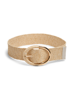 Cinturón elástico jaspeado Pieces Natural