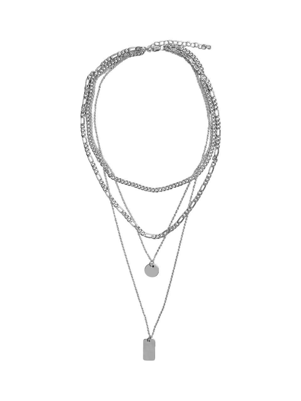 Collar de 3 cadenas Pieces Silver U