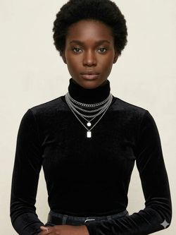 Collar de 3 cadenas Pieces Silver