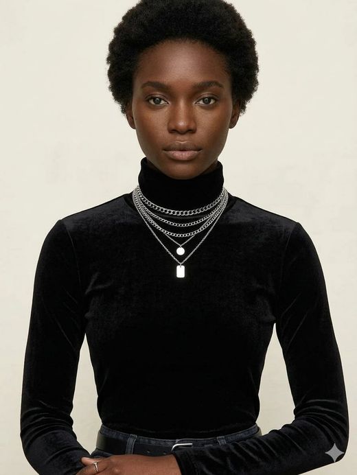 Collar de 3 cadenas Pieces Silver