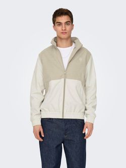 Cortavientos combinado Only & Sons Chinchilla