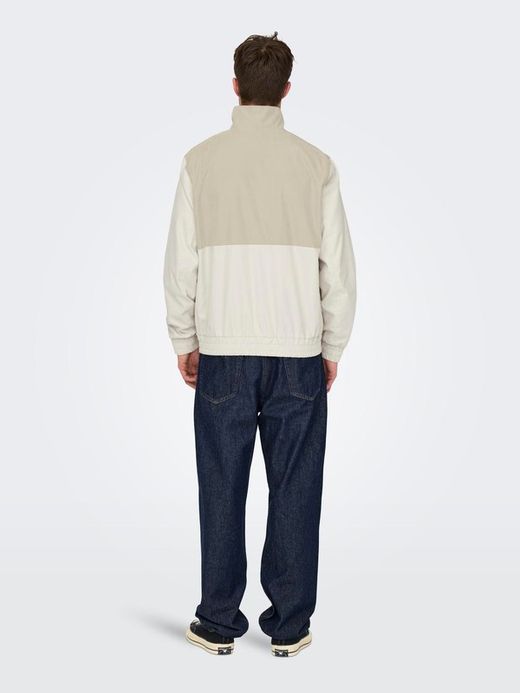 Cortavientos combinado Only & Sons Chinchilla