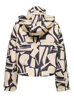 Cortavientos corto con estampado abstracto Only Nomad