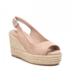 Cuña antelina lisa Xti Beige