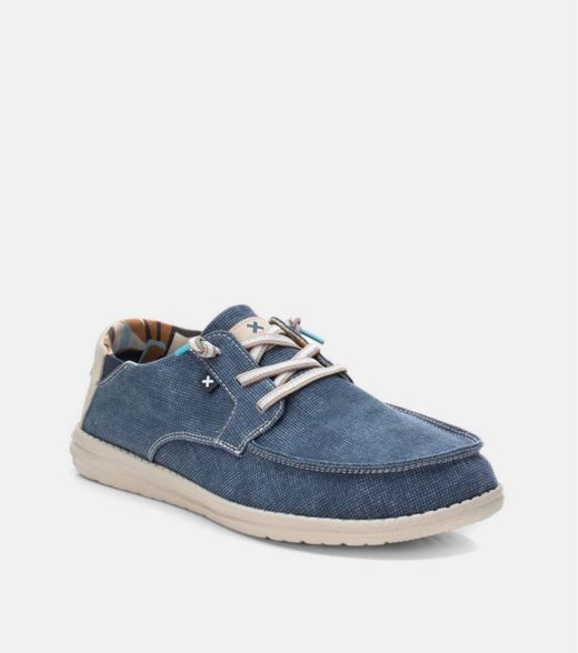 Deportivo textil con cordones Xti Navy
