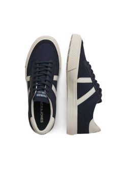 Deportivo con cordones banda monocolor Jack & Jones Navy Blazer