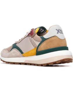 Deportivo con cordones combinado Xti Beige