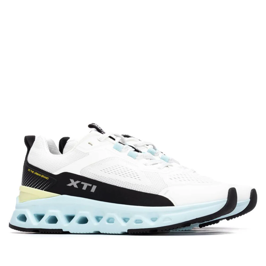 Deportivo con cordones combinado Xti Blanco