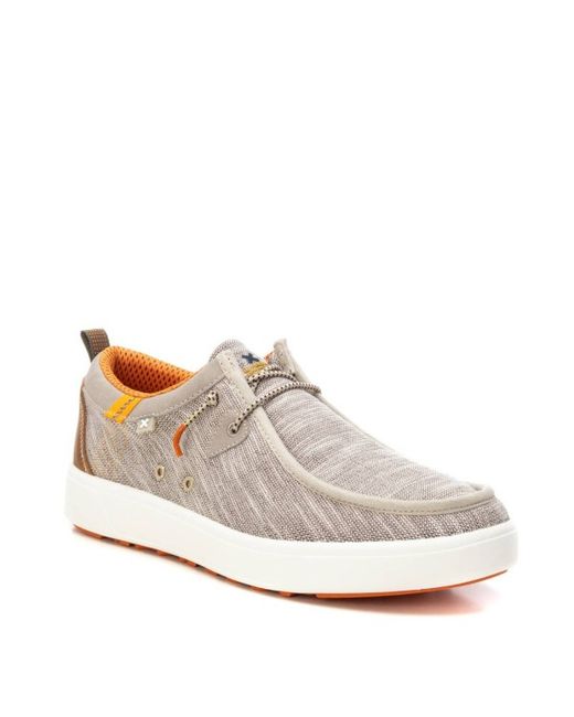 Deportivo con cordones jaspeado Xti Beige