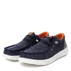 Deportivo con cordones jaspeado Xti Navy