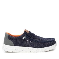Deportivo con cordones jaspeado Xti Navy