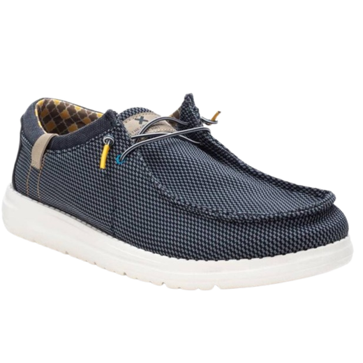 Deportivo con cordones jaspeado Xti Navy