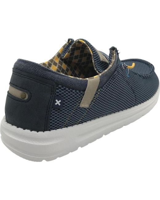 Deportivo con cordones jaspeado Xti Navy