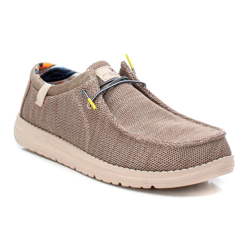 Deportivo con cordones jaspeado Xti Taupe 35